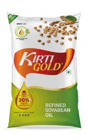Kirti Gold Soyaben  ( किर्ती गोल्ड सोयाबीन तेल   ) ( 1 Ltr )